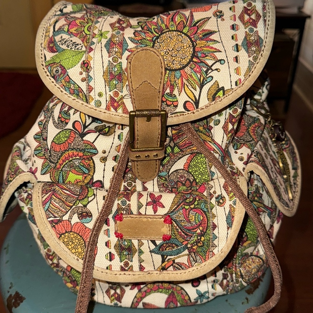 Sakroots Owl🦉 and Sunflower 🌻 Backpack
